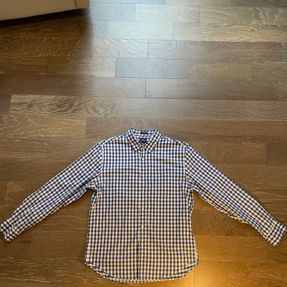 J. Crew Performance Stretch Button Down Size Large - image 1